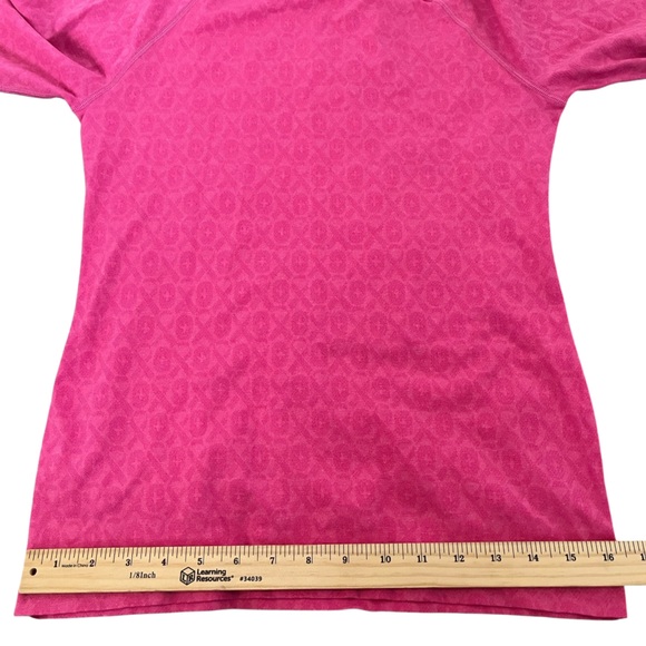 FIGS Salta Seamless Long Sleeve - Breast Cancer Awareness Ribbon F*ing Pink - M - Picture 10 of 10